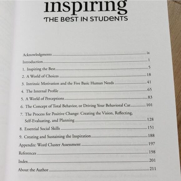 🔺️NWOT Inspiring The Best In Students Paperback Book - Picture 5 of 6